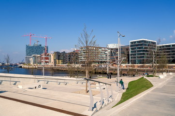 Wall Mural - Marco Polo Terrassen in der Hamburger Hafencity