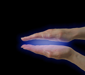 Canvas Print - healer's electromagnetic energy field