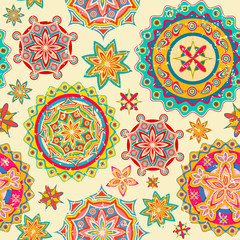 Poster - Colorful Floral Pattern