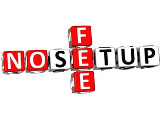 Leinwandbilder - 3D No Setup Fee Crossword