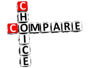 Poster - 3D Choice Compare Crossword