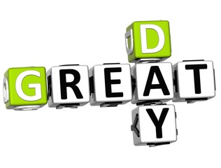 Poster - 3D Great Day Crossword