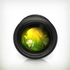 Canvas Print - Lens, icon