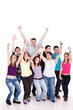 © luckybusiness - group of young friends having fun