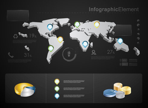 High quality business infographic elements