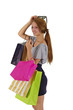 © fotocomo - young woman full of shopping bags