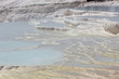 canvas print picture - Tavertine pools and terraces made from thermal salts at pamukkale