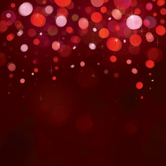 Wall Mural - vector of red lights background