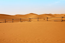 The Fence In The Desert
