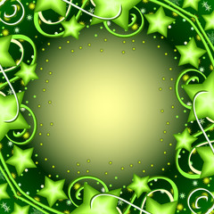 Poster - background green