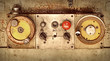 Control panel of old machine