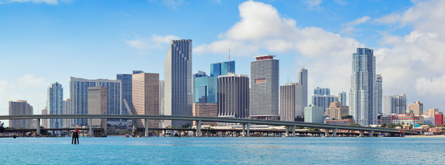 Fototapete - Miami skyscrapers