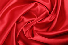 Smooth Red Textile Background