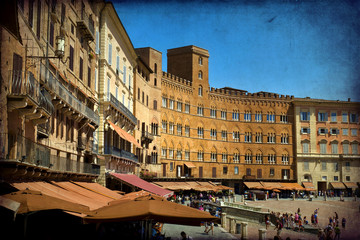 Wall Mural - Siena, Piazza del Campo