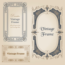 Vintage Frames And Design Elements - With Place For Your Text -