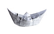 © auryndrikson - bateau en papier journal origami
