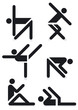 Gymnastik Piktogramm