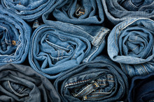 Stack Of Blue Jeans