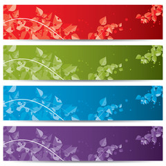Wall Mural - vector website banners