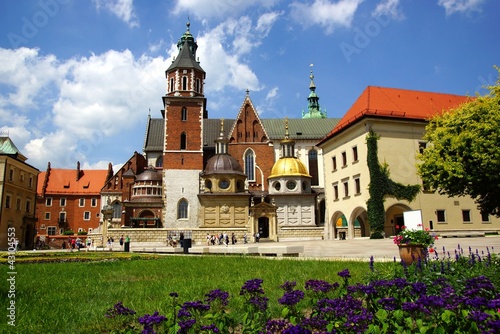 Fototapeta na szkło Katedra Wawelska, Wzgórze Wawelskie w Krakowie