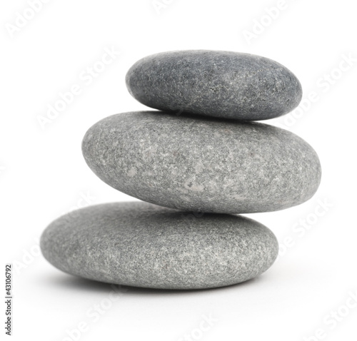 Fototapeta pebble stack, rocks pile
