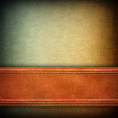 Wall Mural - leather background