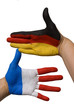 Deutsch-Französischer Handschlag