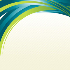 Wall Mural - vector blue wave