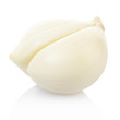 Garlic clove on white, clipping path included