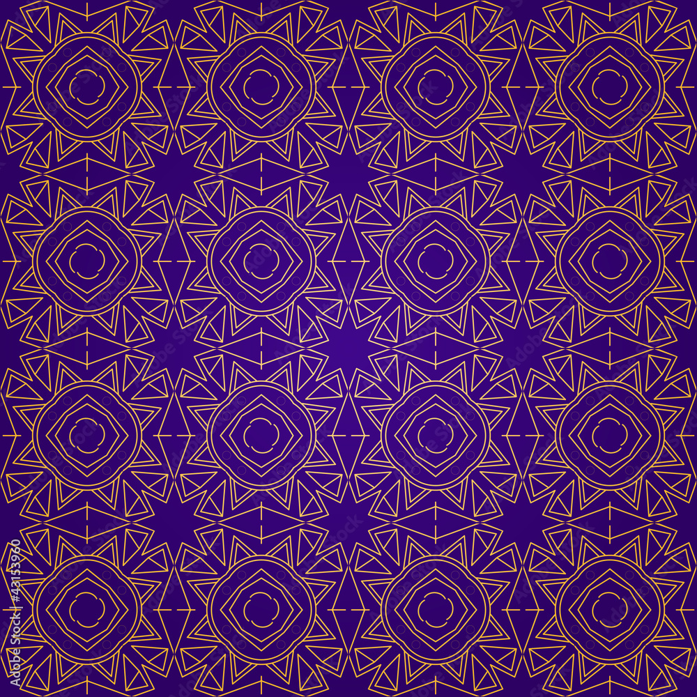 Abstract Seamless Geometric Pattern