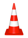 Fototapeta Nowy Jork - traffic cone on a white background