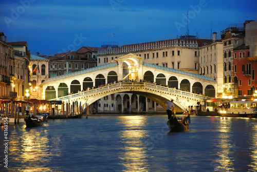 Obraz w ramie Rialto Bridge Venice