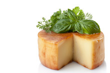 Traditional Smoked Cheese And Fresh Herbs