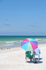 Wall Mural - Relaxing at the Beach