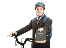 Bicycle Bible Salesman