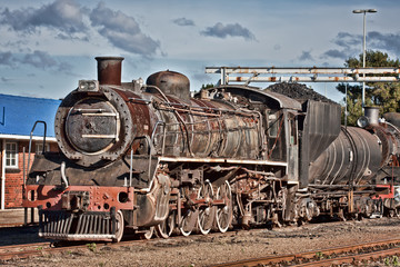 old steam locomotive