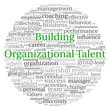 Building Organizational Talent concept in word tag cloud