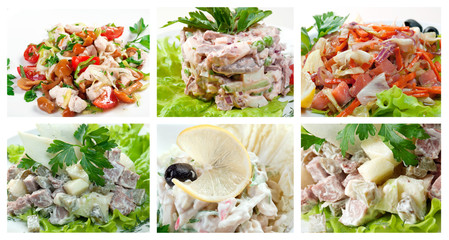 Sticker - Food set  Healthy  Salad