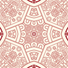 Aufkleber - Square ornamental pattern