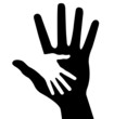 © Imagination Stock - Caring hand, abstract vector illustration for design