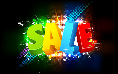 Wall Mural - Colorful Sale