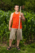 © Xalanx - Young farmer near a corn field