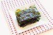 Korean roasted seaweed in plate