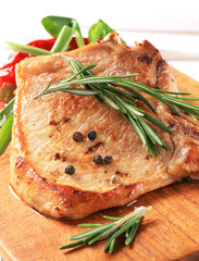 Rosemary pork chop