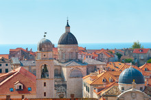 Rooftops Of Old City In Dubrovnik, Croatia