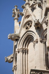 Canvas Print - Gargoyles of Palma de Mallorca cathedral