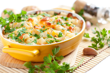 Canvas Print - Vegetable pie cooked in the oven