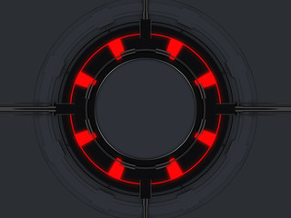Poster - Futuristic device design background