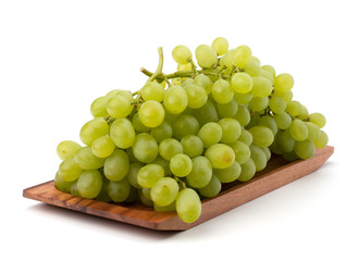 Perfect bunch of white grapes