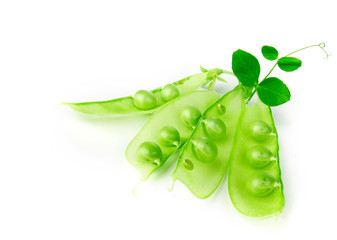 Poster - Pea isolated on white